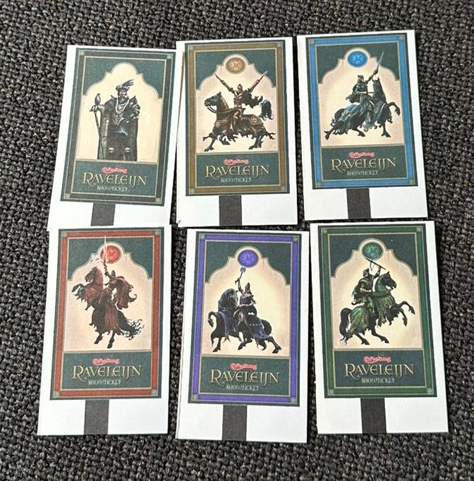 Oude Efteling Raveleijn tickets uit 2011, Ophalen of Verzenden, Zo goed als nieuw, Overige typen