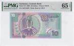 Suriname - 10 Gulden - 2000 - PMG 65, Ophalen of Verzenden, 10 gulden, Los biljet