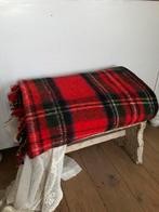 Oude wollen deken /plaid engels ruit 35 euro, Huis en Inrichting, Woonaccessoires | Plaids en Woondekens, Ophalen of Verzenden