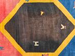 Handgeknoopt oosters wol Kars Gabbeh tapijt modern 199x267cm, Huis en Inrichting, Stoffering | Tapijten en Kleden, Gebruikt, Crème