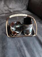 Retro cigarettenhouder en asbakjes in rekje, Ophalen of Verzenden, Huis en Inrichting