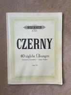 Czerny 40 exercise piano, Ophalen of Verzenden, Gebruikt, Klassiek, Piano