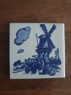 Vintage Tegeltje met Molen 7,5x7,5 cm, Ophalen of Verzenden