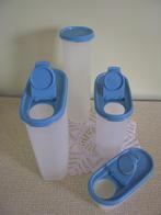 Tupperware * 3 x ruimte spaarder + 1 x bus * voor € 19.50, Huis en Inrichting, Keuken | Tupperware, Ophalen of Verzenden, Blauw