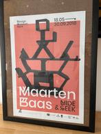 Maarten Baas expositie poster, Verzenden, Zo goed als nieuw, A1 t/m A3