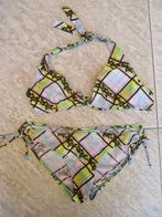 Bikini setje maat M geruit, Kleding | Dames, Badmode en Zwemkleding, Ophalen of Verzenden, Zo goed als nieuw, Blauw, Bikini