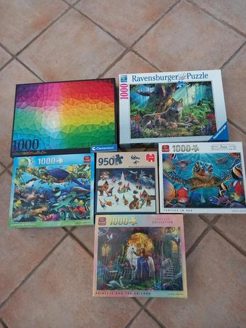 Diverse Puzzels - Ravensburger, Jumbo, Clementoni beschikbaar voor biedingen