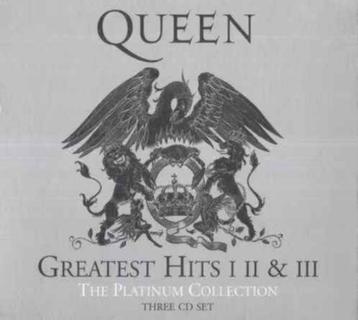3-Cd Queen – Greatest Hits I II & III (Platinum) In Seal $ beschikbaar voor biedingen
