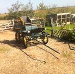 Marathon menwagen te koop - compleet met leer mentuig !, Dieren en Toebehoren, Rijtuigen en Koetsen, Gebruikt, Marathonwagen, Paard of Pony