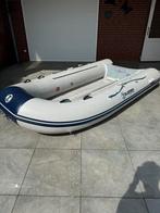 Rubberboot met 5PK motor, Watersport en Boten, Minder dan 70 pk, Overige merken, Ophalen of Verzenden, Aluminium