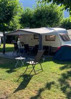 Caravan Chateau Calista 430 TZU 2002 met mover + inventaris, Chateau, Koelkast, Treinzit, Particulier