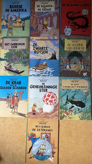 20 stripboeken van Kuifje beschikbaar voor biedingen