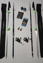 Okuma strandset compleet., Watersport en Boten, Hengelsport | Zeevissen, Ophalen of Verzenden, Zo goed als nieuw, Werphengel