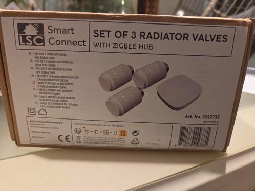 LSC Smart Connect 3 slimme radiatorknoppen, Doe-het-zelf en Verbouw, Thermostaten, Nieuw, Slimme thermostaat, Ophalen