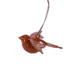 metalen vogel Binky in terra en goud leuk als cadeau, Huis en Inrichting, Woonaccessoires | Overige, -, -, Nieuw, Ophalen of Verzenden