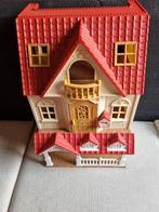 Sylvanian Families Starters Poppenhuis + Extras!, Ophalen of Verzenden, Zo goed als nieuw, Poppenhuis