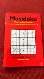 Puzzelboekje muziek sudoku’s, Hobby en Vrije tijd, Denksport en Puzzels, Ophalen of Verzenden, Nieuw
