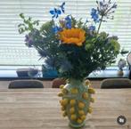 Handgemaakte vaas Daan Kromhout, Huis en Inrichting, Woonaccessoires | Vazen, Ophalen, Overige kleuren, Minder dan 50 cm, Glas