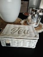 Riviera maison witte theedoos, Ophalen of Verzenden, Zo goed als nieuw