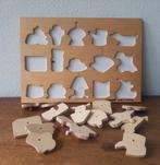 Vintage houten Simplex Toys puzzel, Overige typen, Ophalen of Verzenden, Zo goed als nieuw