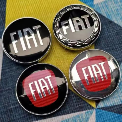 60mm Diverse Fiat Custom Naafdoppen caps naafkappen, Auto diversen, Wieldoppen, Zo goed als nieuw, Ophalen of Verzenden