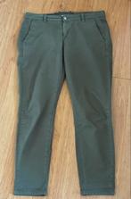 Khaki/groene chino broek van Selected Femme maat 42, Ophalen of Verzenden, Lang, Gedragen, Groen