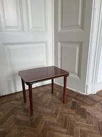 Vintage sidetable bijzettafel goud accent, Huis en Inrichting, Tafels | Sidetables, Ophalen of Verzenden, Zo goed als nieuw, 25 tot 50 cm