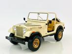 jeep cj-7 golden Eagle beige/decor mcg 1:18, Hobby en Vrije tijd, Modelauto's | 1:18, Ophalen, Nieuw, Auto, Overige merken
