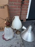 Diverse Hanglampen - Vintage & Modern, Huis en Inrichting, Lampen | Hanglampen, Ophalen of Verzenden, Gebruikt, Glas, Minder dan 50 cm