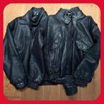 071. Twee Stuks Zwart Leren Motor Jassen, Ophalen of Verzenden, Tweedehands, Jas | leer