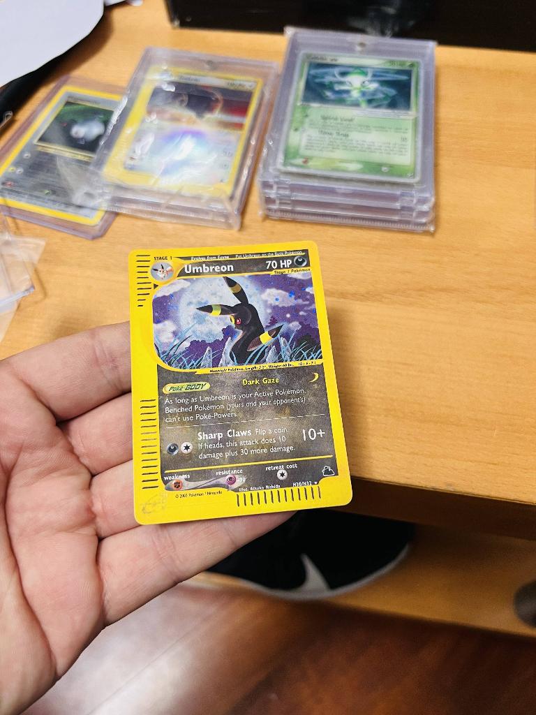Umbreon H30 Holo Skyridge Pokemon, Verzenden, Zo goed als nieuw, Losse kaart, Foil