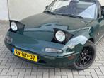 Mazda MX-5 NA 1.8i Hard-/softtop Leder/alca JR QSP Nwe APK!, Auto's, Mazda, Euro 2, Achterwielaandrijving, Gebruikt, Zwart