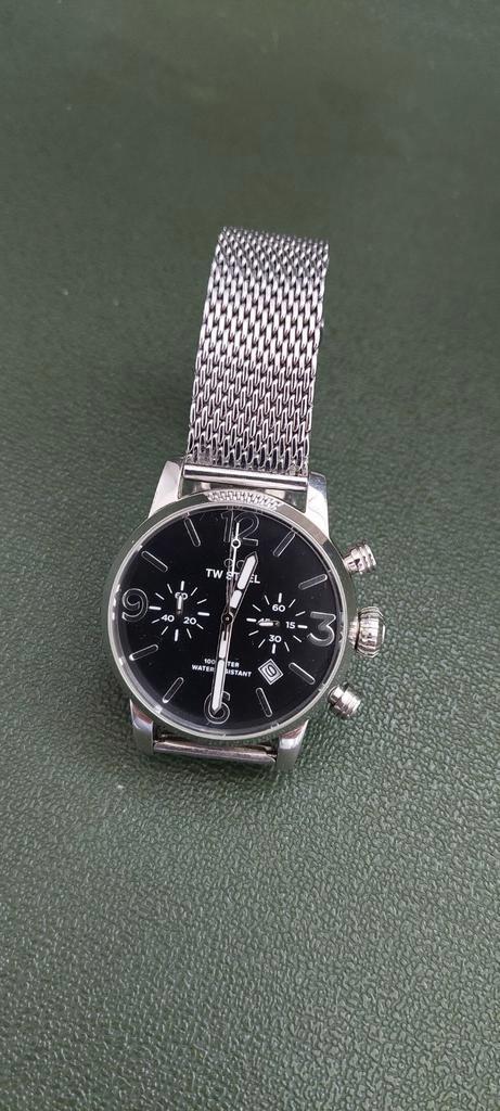 TW Steel Maverick MB13, Sieraden, Tassen en Uiterlijk, Horloges | Heren, Zo goed als nieuw, Seiko, Staal, Staal, Ophalen of Verzenden