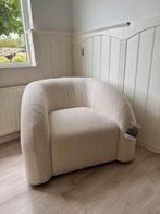 Riviera Maison bouclé fauteuil – NIEUW met label, Ophalen, Eenpersoons, 75 tot 100 cm, Zo goed als nieuw