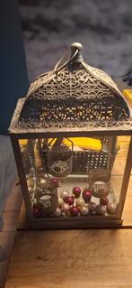 Lantaarn,  Marokkaanse style, Huis en Inrichting, Woonaccessoires | Kandelaars en Kaarsen, Ophalen, Hout, Minder dan 25 cm