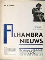 Theater tijdschrift Alhambra Nieuws no.10 1934 GEZOCHT, Verzamelen, Ophalen of Verzenden, 1920 tot 1940, Nederland, Tijdschrift