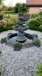 Fontein 4 schalen incl opvangbak en ombouw 6x plantenbak, Tuin en Terras, Waterpartijen en Fonteinen, Ophalen, Zo goed als nieuw