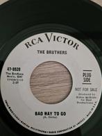 The Bruthers / bad way to go(zeldzaam garagerock, promo, Ophalen of Verzenden, Gebruikt, Overige formaten, Progressive