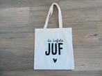 Katoenen tas "de liefste juf"  NIEUW!, Ophalen, Nieuw