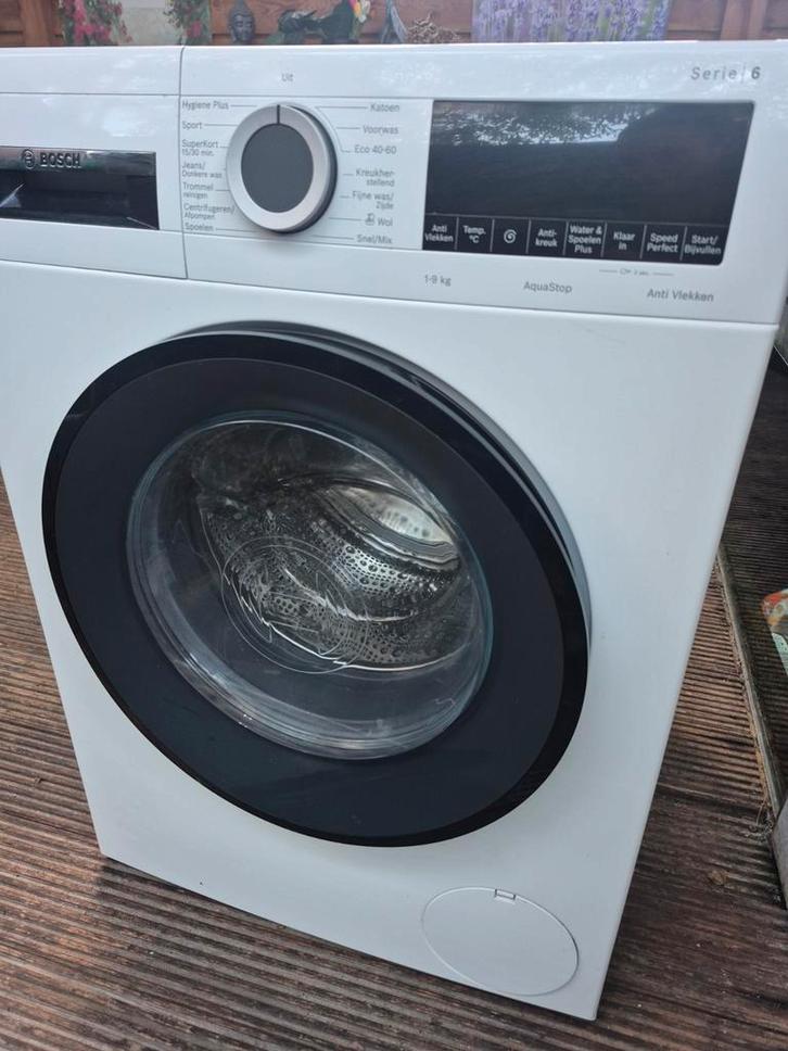 Bosch Wasmachine - Serie 6, Witgoed en Apparatuur, Wasmachines, Gebruikt, Voorlader, 6 tot 8 kg, 85 tot 90 cm, 1200 tot 1600 toeren