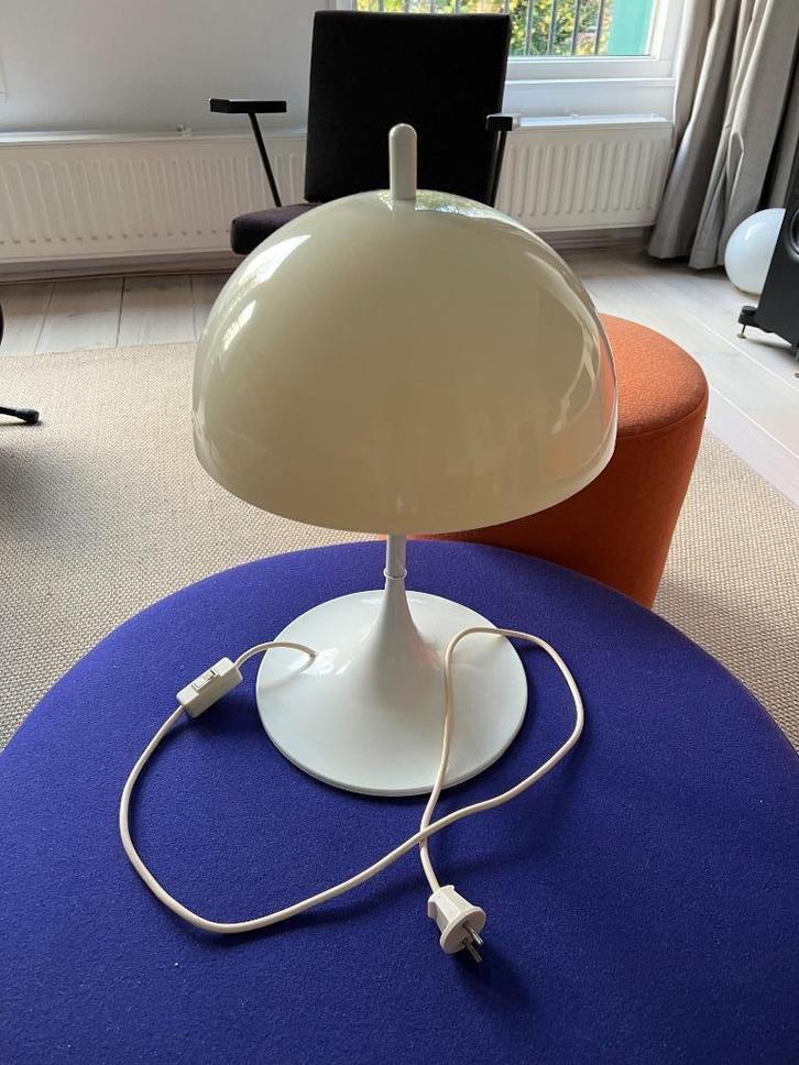 Vintage Mushroom Tafellamp HEMA Nederland, Huis en Inrichting, Lampen | Tafellampen, Gebruikt, Minder dan 50 cm, Kunststof, Metaal