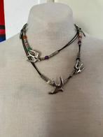 Uno de 50 ketting (79) birds zwaluw, Nieuw, Ophalen of Verzenden, Zilver, Overige materialen