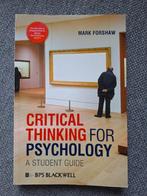 Critical thinking for psychology, Gelezen, Ophalen of Verzenden