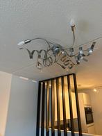 Moderne metalen plafondlamp, Ophalen of Verzenden, Gebruikt, Metaal