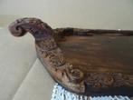 Vintage houten dienblad Indonesië 57cm coromandelhout 1970, Antiek en Kunst, Ophalen of Verzenden