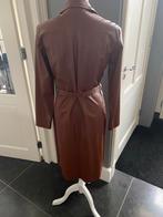 Geisha Bruin Nep Leren Jurk - Maat 38, Kleding | Dames, Ophalen of Verzenden, Zo goed als nieuw, Maat 38/40 (M), Bruin