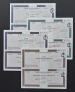 Gouda Vuurvast Holding - Gouda - 1987 - 4x, Postzegels en Munten, Aandelen en Waardepapieren, Verzenden, 1970 tot heden, Aandeel