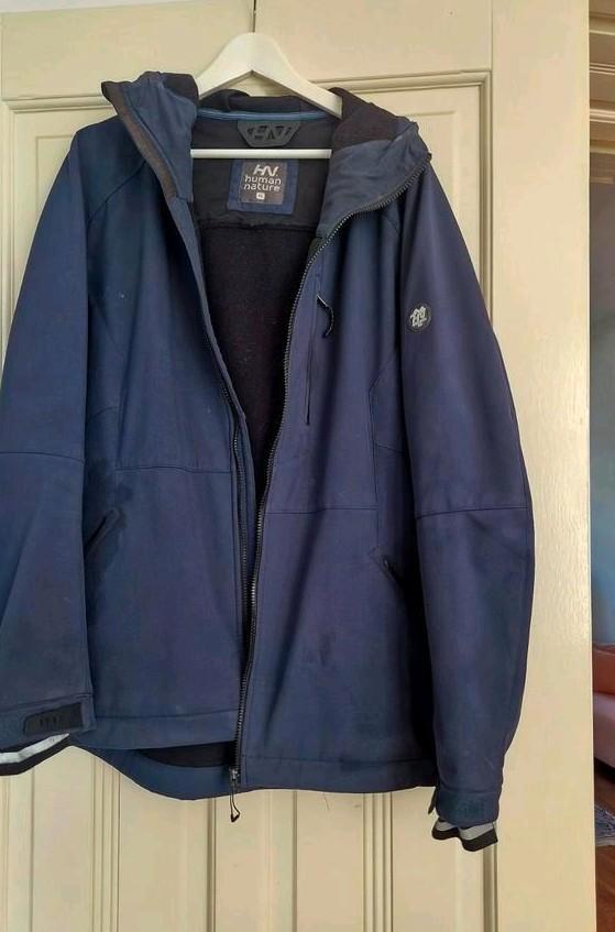 Heren jas /Jack Donkerblauw - XL Winddicht/ Regenbestendig, Kleding | Heren, Jassen | Winter, Zo goed als nieuw, Maat 56/58 (XL)