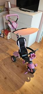 Roze Smoby loopfiets/driewieler, Ophalen of Verzenden, Zo goed als nieuw, Loopfiets