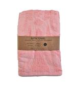 Partij koraalroze jacquard badhanddoeken 70x140cm, Huis en Inrichting, Badkamer | Badtextiel en Accessoires, NHP International